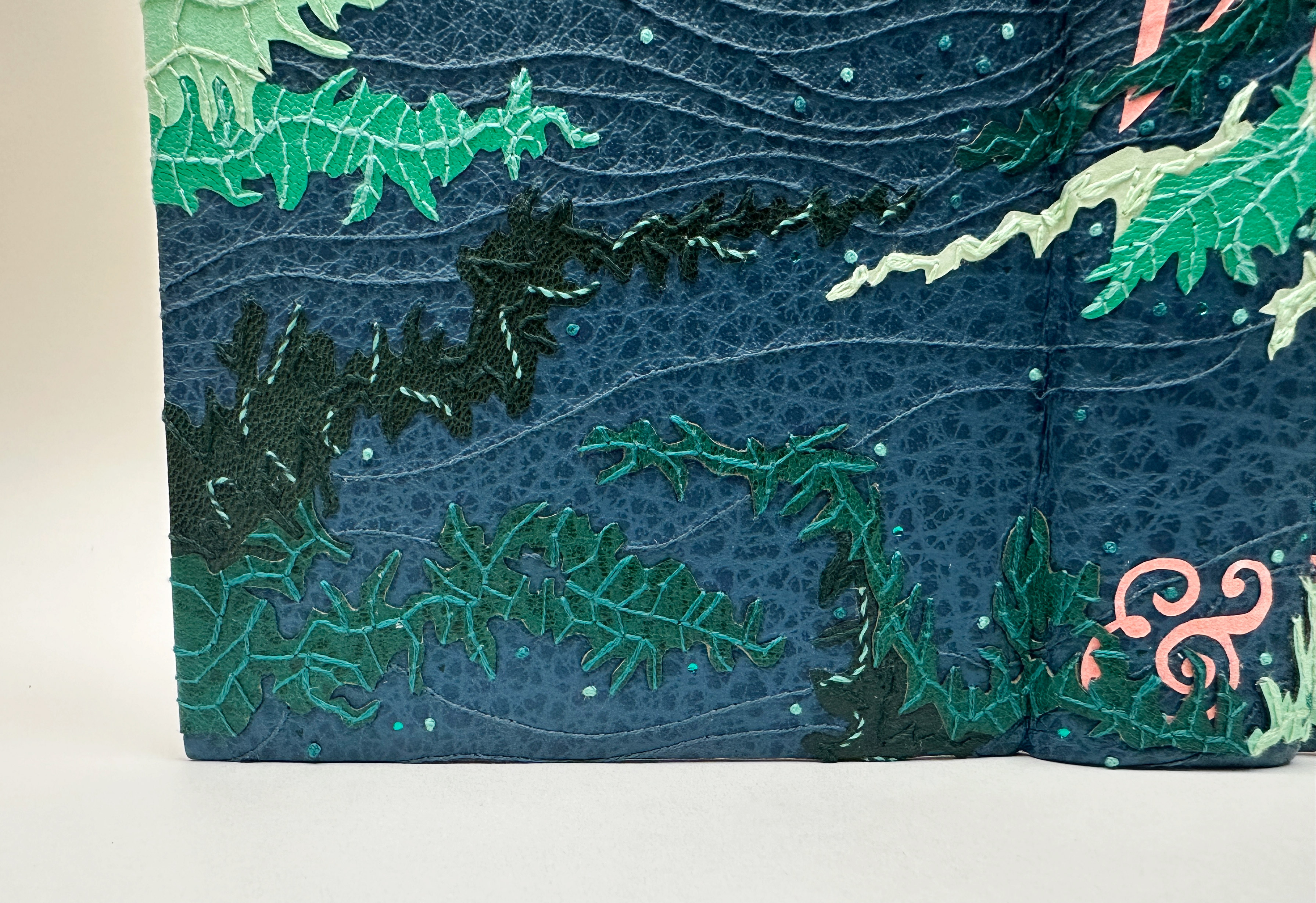 Close-up of back cover of Birds of Village and Field on a white backdrop.