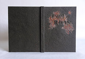 Front cover of Chemins de traverse binding on a white table.
