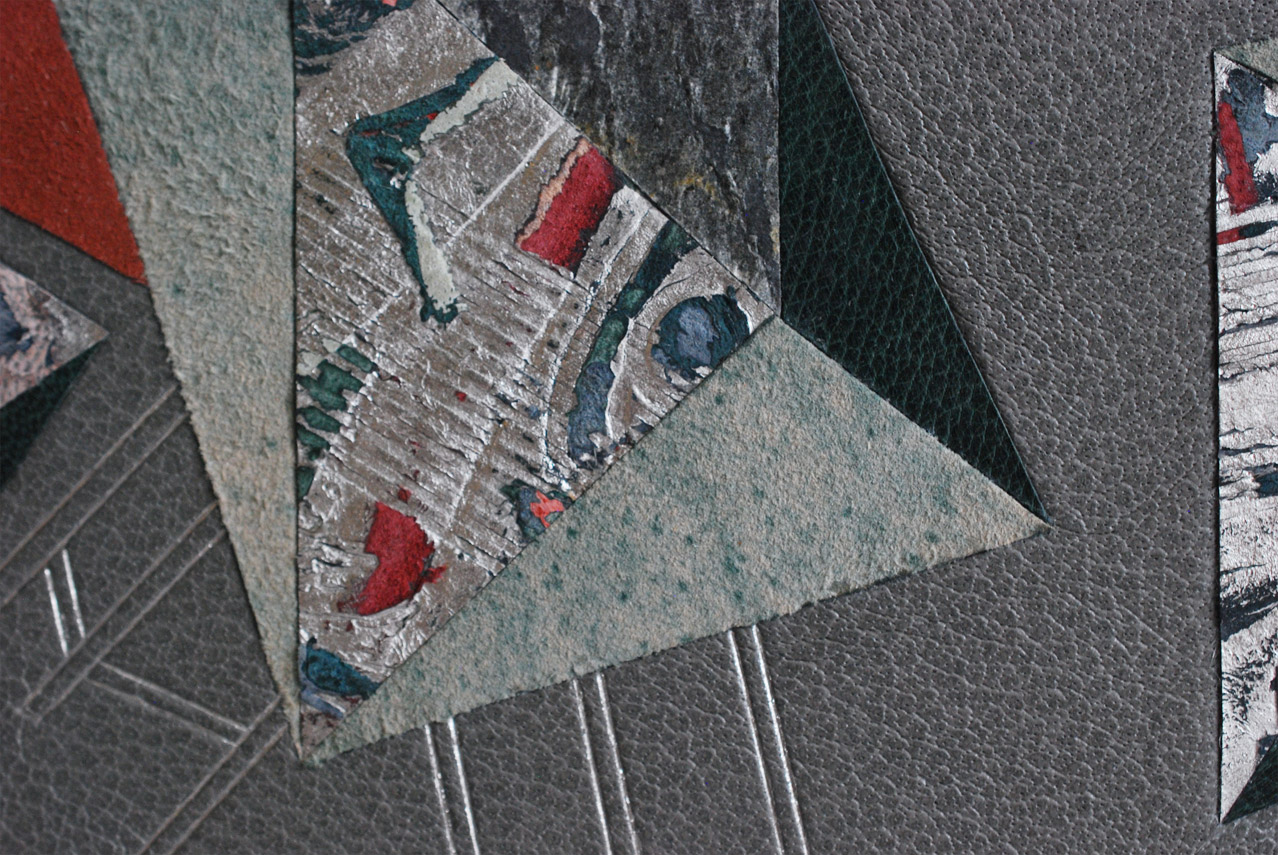Close-up of front cover of Invisible Cities binding.