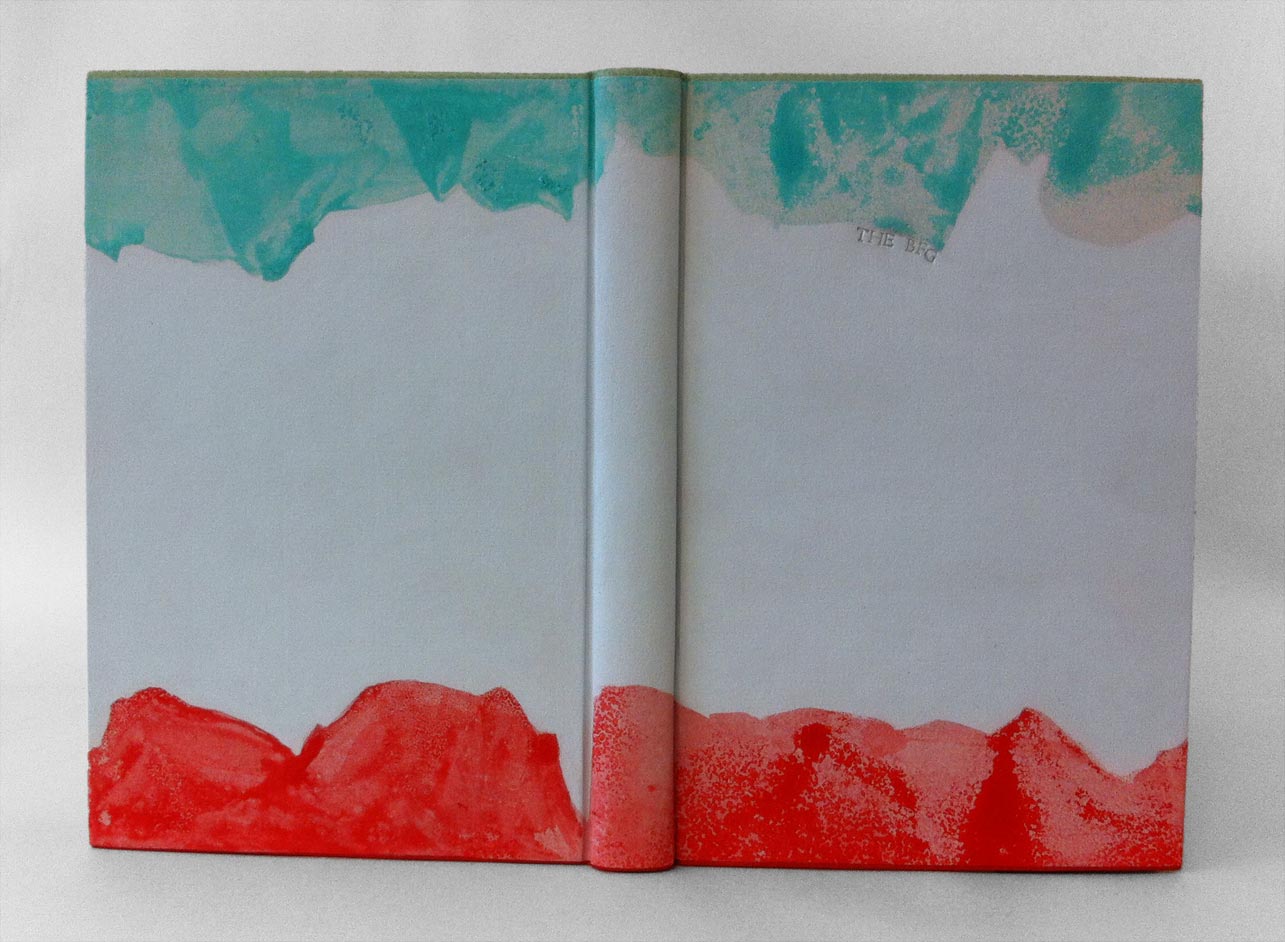 Front cover of The BFG binding on a white table.