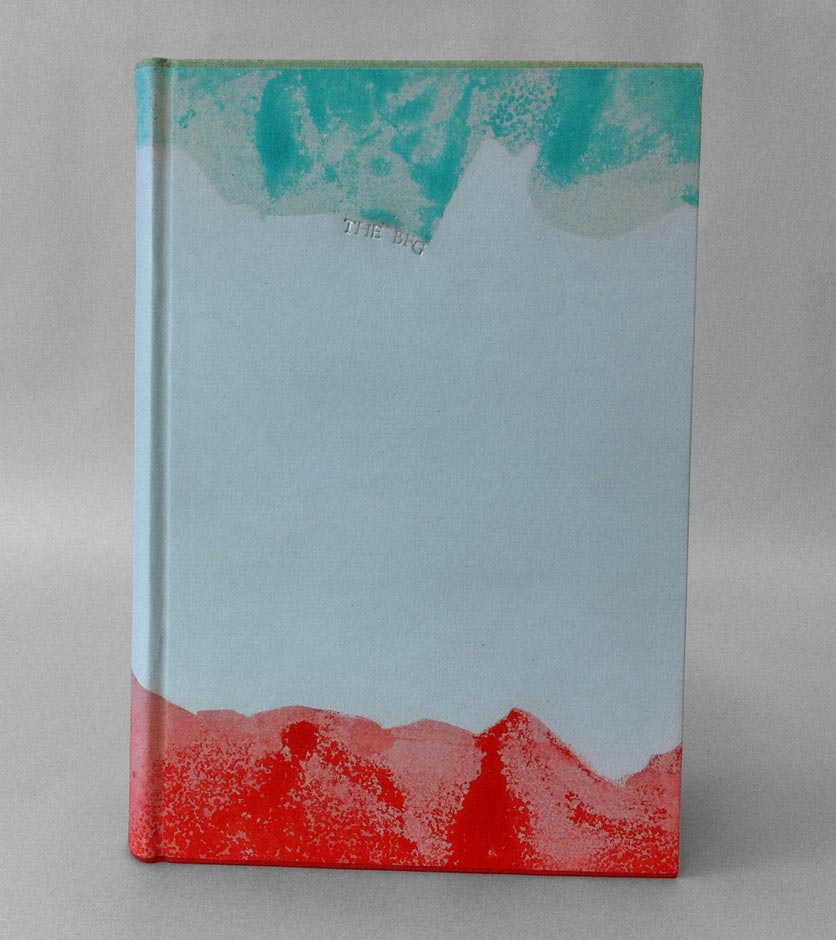 Front cover of The BFG binding on a white table.