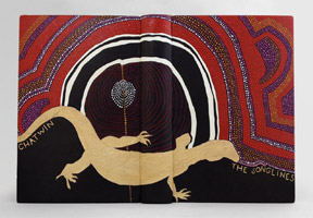 Front cover of The Songlines binding.