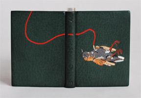 Front cover of The Nightingale and the Rose binding.