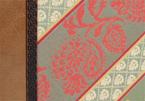 Front cover of Presentation Album binding.