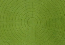 Front cover of Labyrinth Photo Album binding.