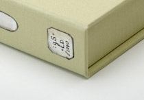 Front cover of box for She Cooks binding.