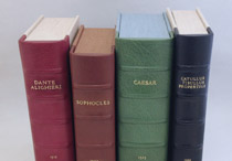 Collection of various Quarter Leather Boxes.