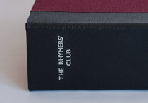 Spine of box for The Rhymers Club binding.