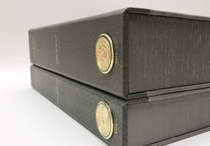 Spine of box for The Woman Flyfishers Club bindings.
