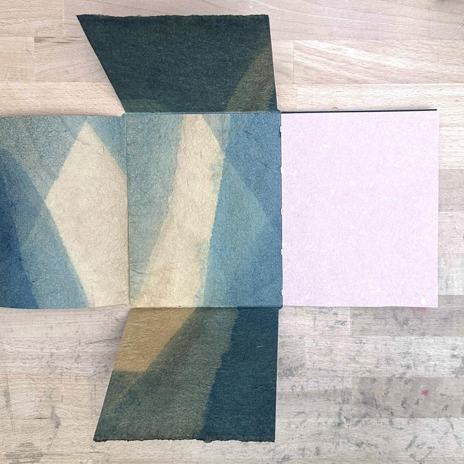 Cover of Envelope Binding unfolded.